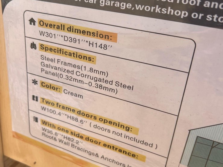 sdlanch-sdlc2533ft-all-steel-double-garage-metal-shed-image-3