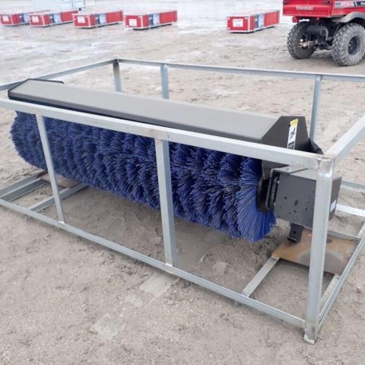 UNUSED Great Bear 72 In. Skid Steer Angle Broom