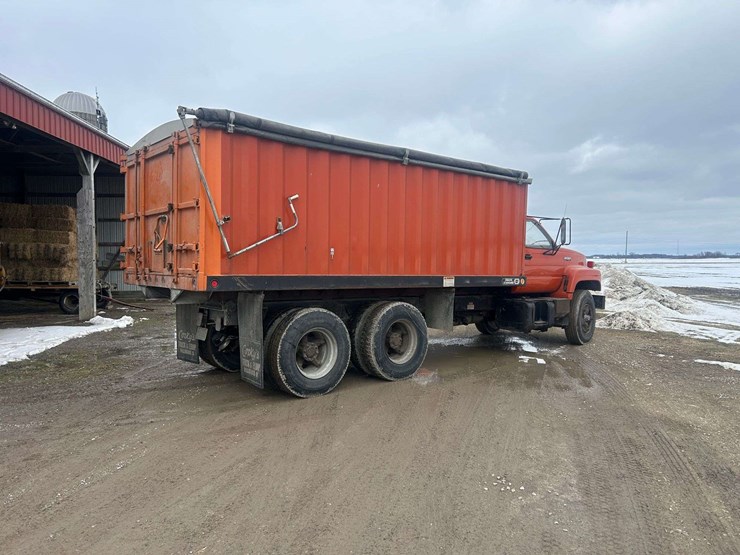 1991-chevy-kodiak-8500-tandem-grain-truck-with-18ft-bed-image-4
