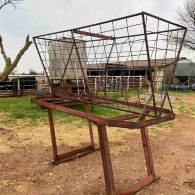 Square Bale Horse Feeder