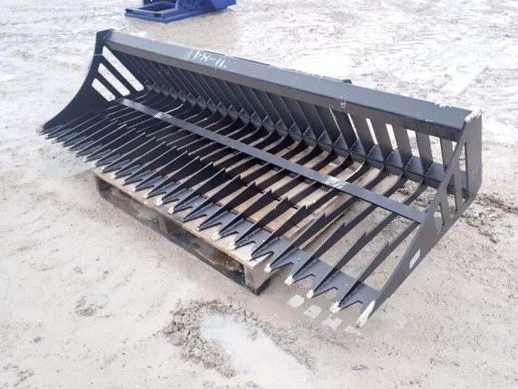 unused-great-bear-84-in.-skid-steer-rock-bucket-image-1