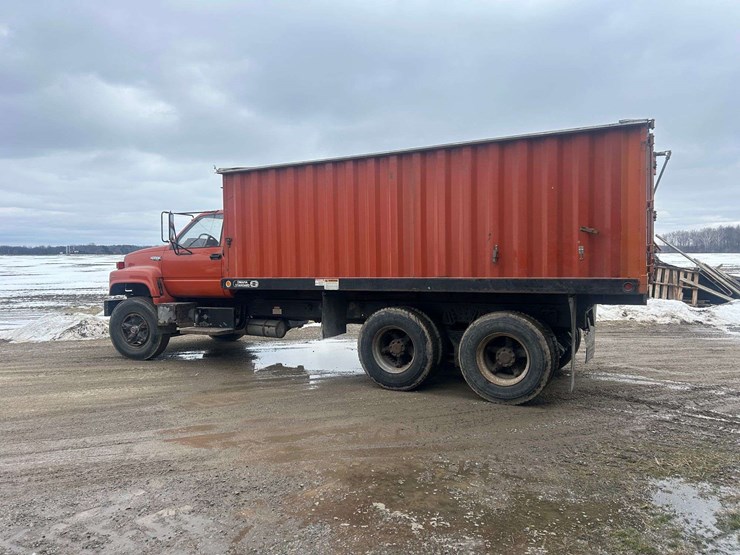 1991-chevy-kodiak-8500-tandem-grain-truck-with-18ft-bed-image-2