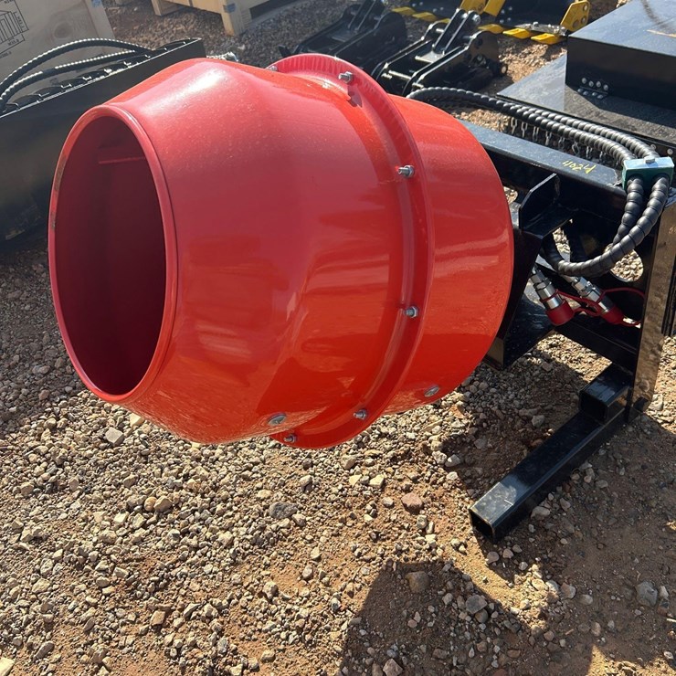 MINI SKID STEER CONCRETE MIXER ATTACHMENT