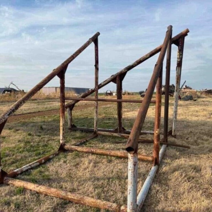 frame For Oil Tank Grain Bin