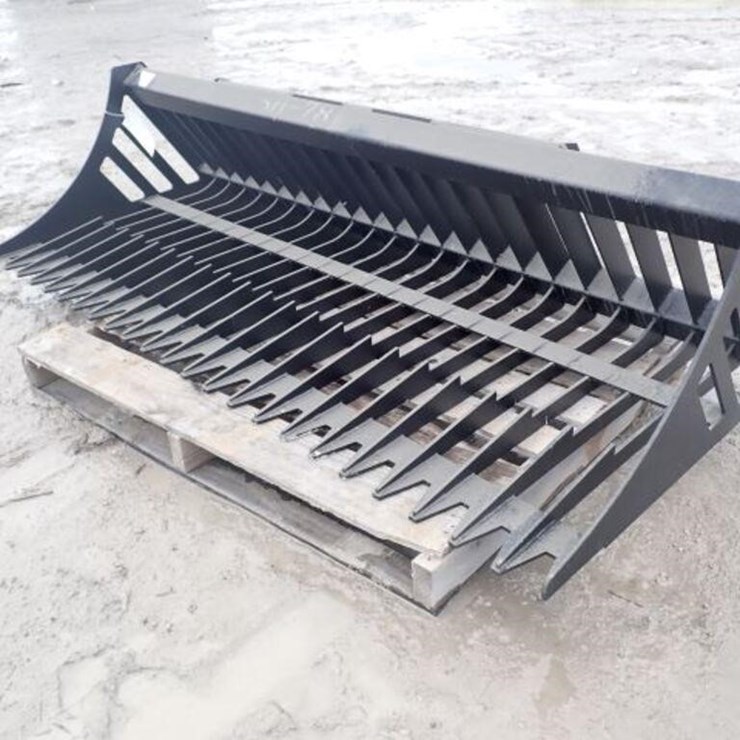 UNUSED Great Bear 78 In. Skid Steer Rock Bucket