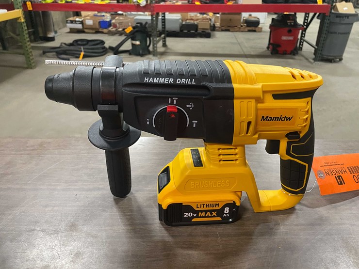 #2290-•-dewalt-compatible-20-volt-cordless-hammer-drill-and-battery-(pr10)-image-1