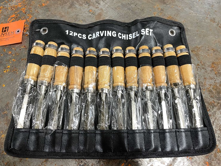 #2323-•-new-12-piece-carving-chisel-set-(cw)-image-1