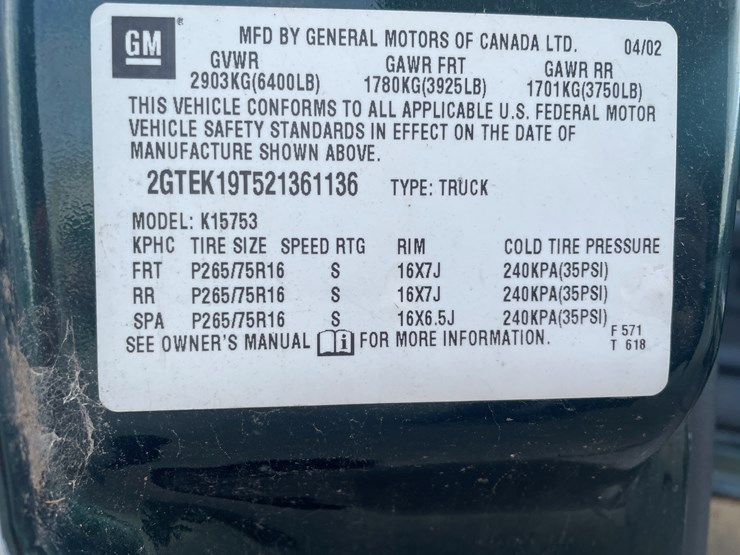 #1430-•-2002-green-gmc-sierra-(has-wi-title)-(of)-image-34