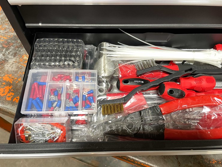 #2314-•-new-438-piece-mechanics-tool-set-in-3-drawer-tool-box-(cw)-image-9