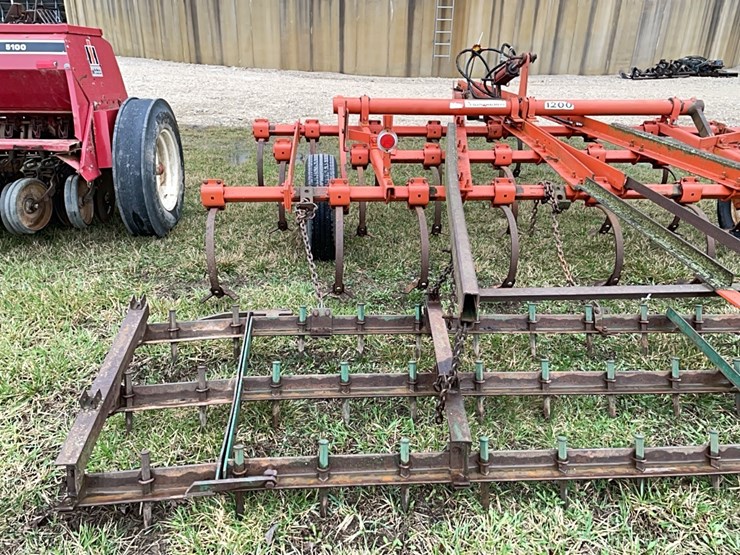 tag-#220,-12.5'-ac-1200-field-cultivator-w/3-bar-harrow-image-9