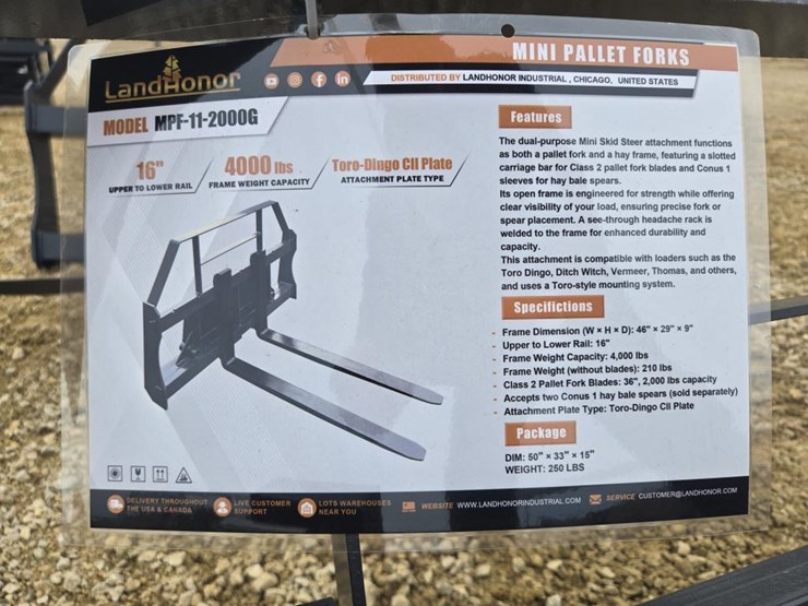 #8099-•-new-landhonor-mini-skid-steer-pallet-forks-image-2