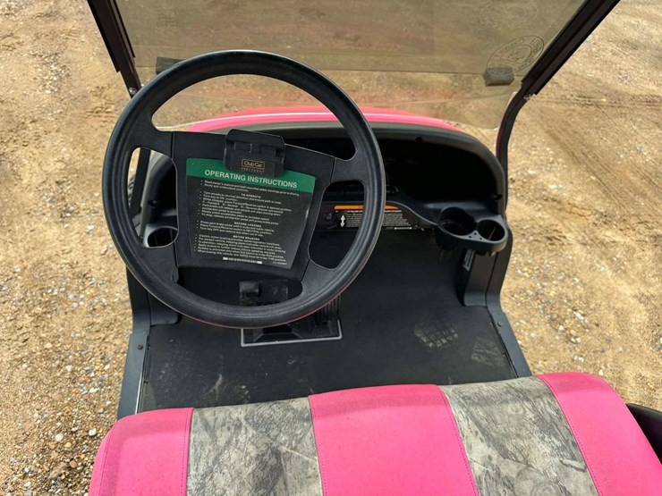 club-car-6-seater-golf-cart---pink-&-camo---battery-charger-included-image-10