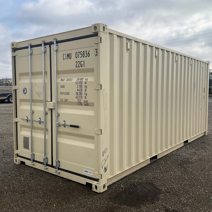 #4022 • One Trip 20' Shipping Container