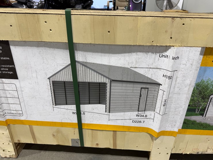 #38201-•-unused-21’x19’-double-garage-metal-shed-inv#-38201-image-8