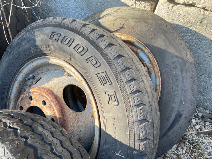 #6032-•-(4)-truck-tires-on-steel-rims-image-2