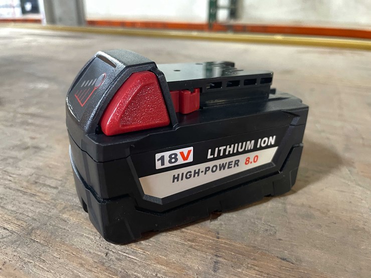 #2312-•-(1)-milwaukee-compatible-18-volt-8.0ah-battery-(pr12)-image-2