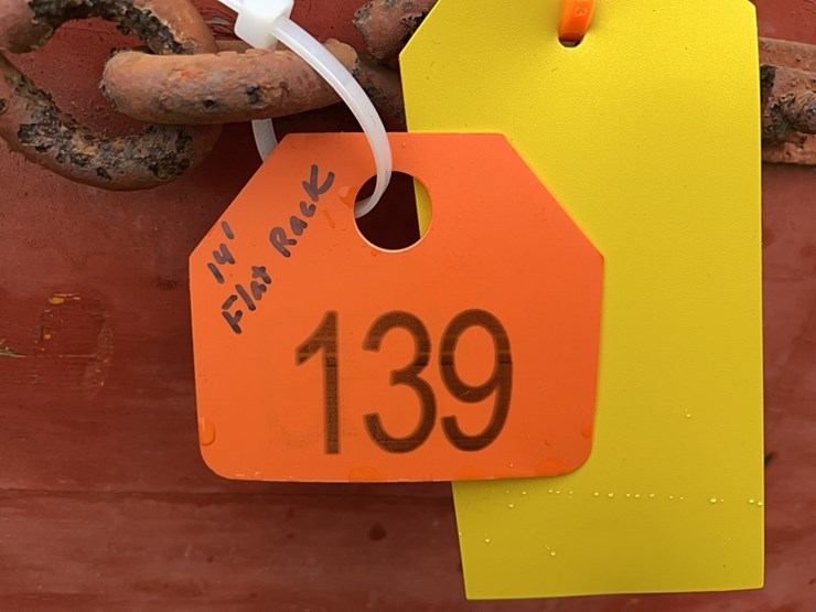 tag-#139,-14'-flat-rack-wagon-image-2