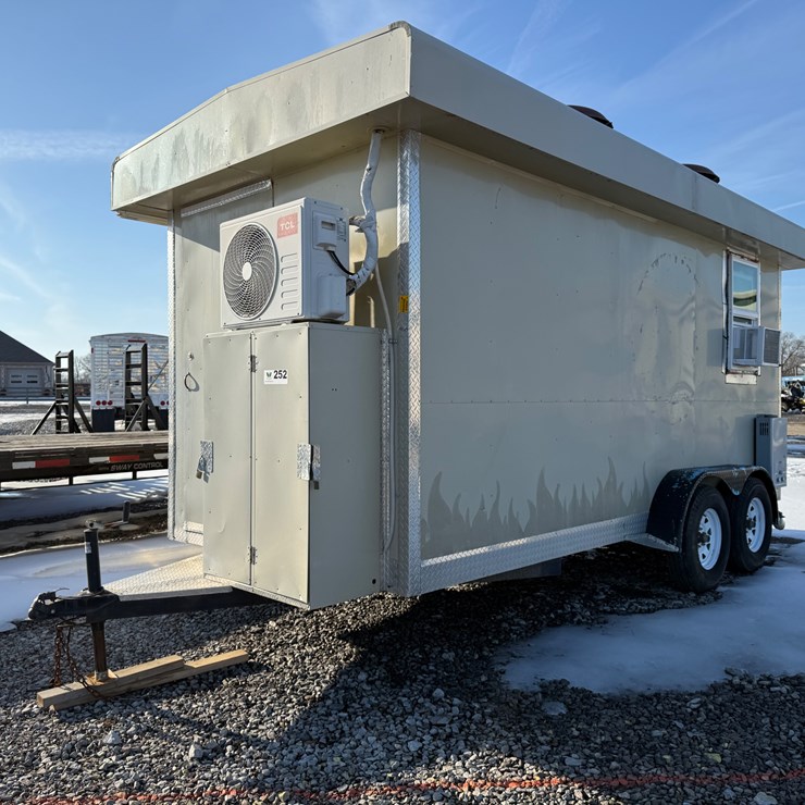 #252 • T/A 16' Enclosed Food Trailer Inv# 35094