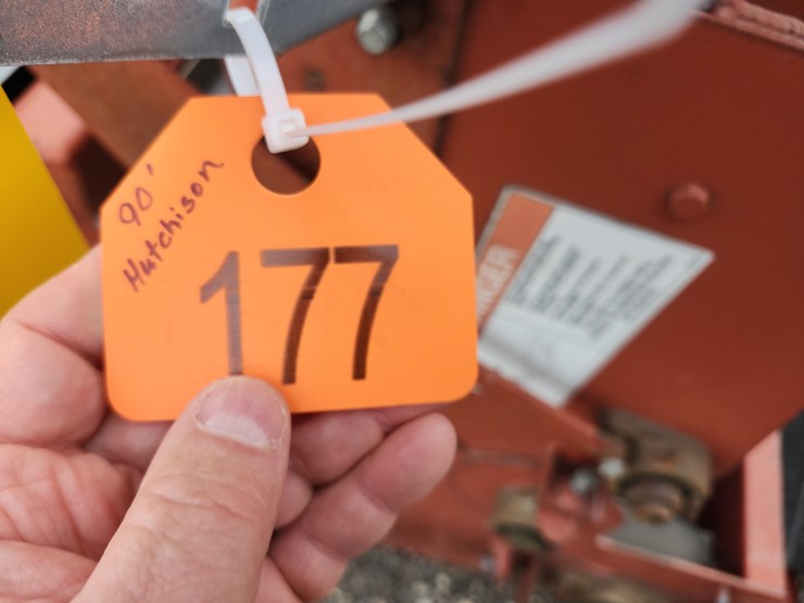 tag-#177,-90'-hutchinson-squesse-belt-conveyor-w/hyd-drive-image-2