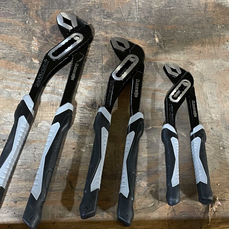 #2310 • Lot of (3) Knipex Style Adjustable Pliers (PR12)