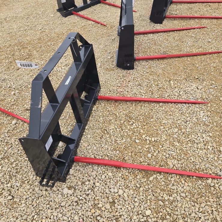 #8089 • NEW LANDHONOR SKID STEER BALE SPEAR