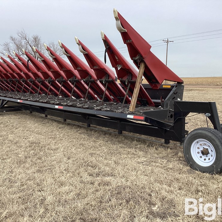 2010 Drago N16TR 16R30 Corn Head W/Harvest Ag 42’ Header Trailer