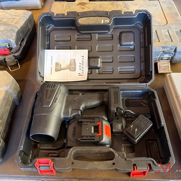 POWER VIOLENT 48V CORDLESS FAN W/ CASE