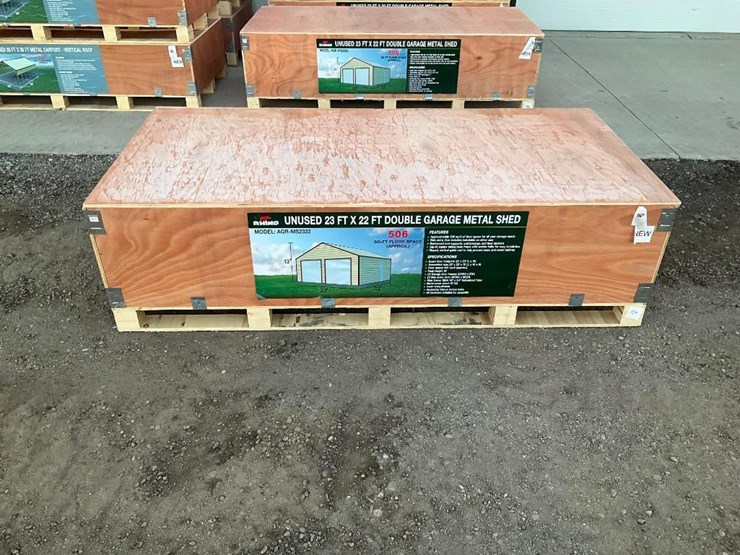 #4102-•-new-23'-x-22'-double-garage-metal-barn-shed-image-3