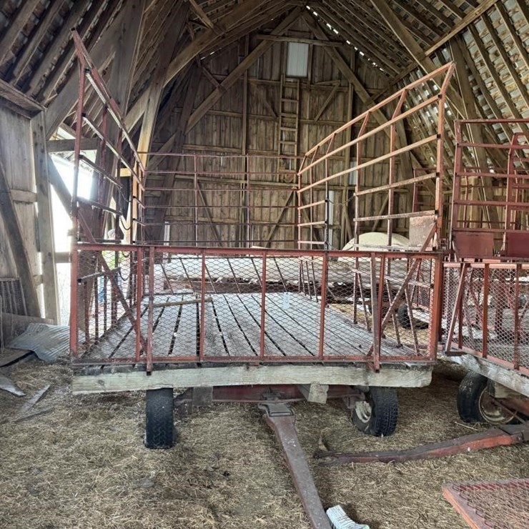 K&K 16' bale rack & gear