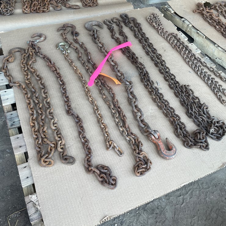 #6011 • Pallet of Various Size Chain