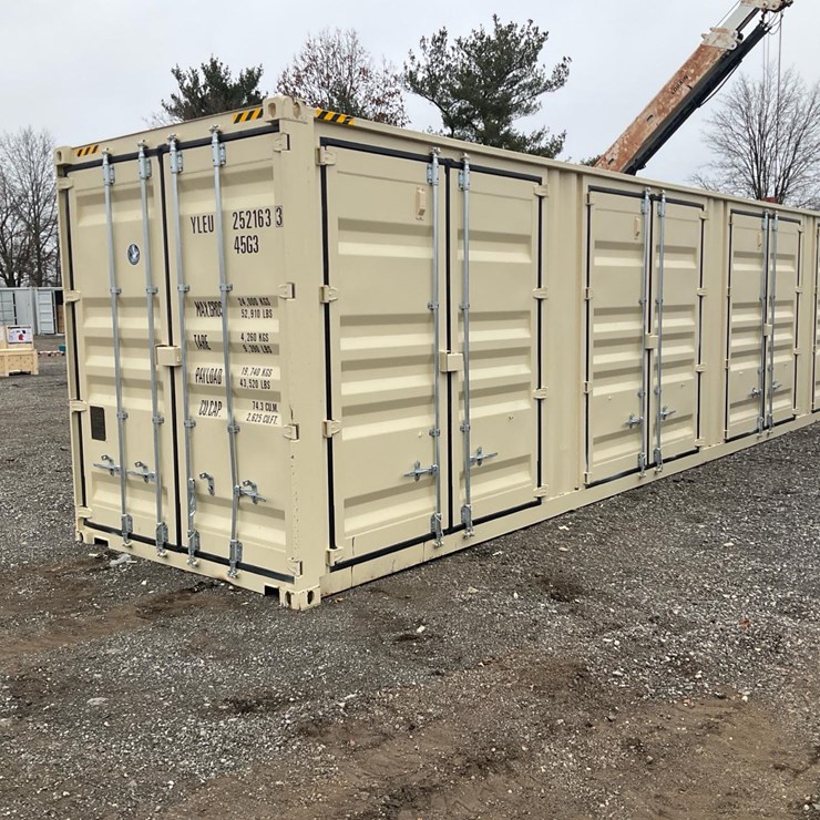 #4007 • One Trip 40' High Cube Multi-Door Shipping Container