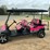 club-car-6-seater-golf-cart---pink-&-camo---battery-charger-included-image-2