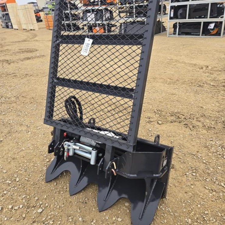 #8107 • NEW LANDHONOR SKID STEER HYD. LOGGING WINCH 15000#