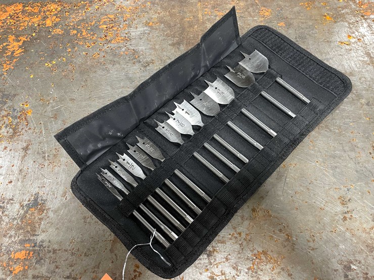 #2322-•-new-13-piece-spade-drill-bit-set-(cw)-image-5