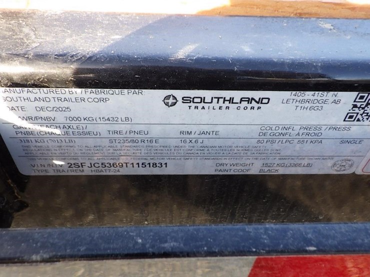 2026-southland-hbat7-24-24'-t/a-flatbed-trailer-image-22