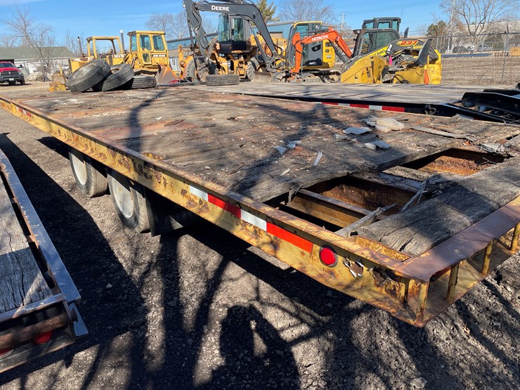 #6062-•-1992-bera-tandem-axle-tilt-bed,-equipment-trailer-(has-wi-title)-image-5