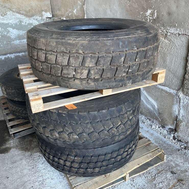 #6022 • (3) Semi Tires