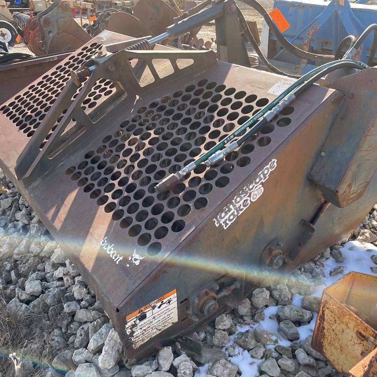 #6093 • Universal Mount Bobcat LR6B Landscape Rake