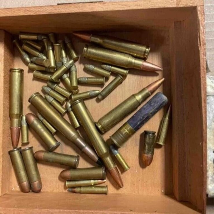 Box of misc. 22-250 ammo