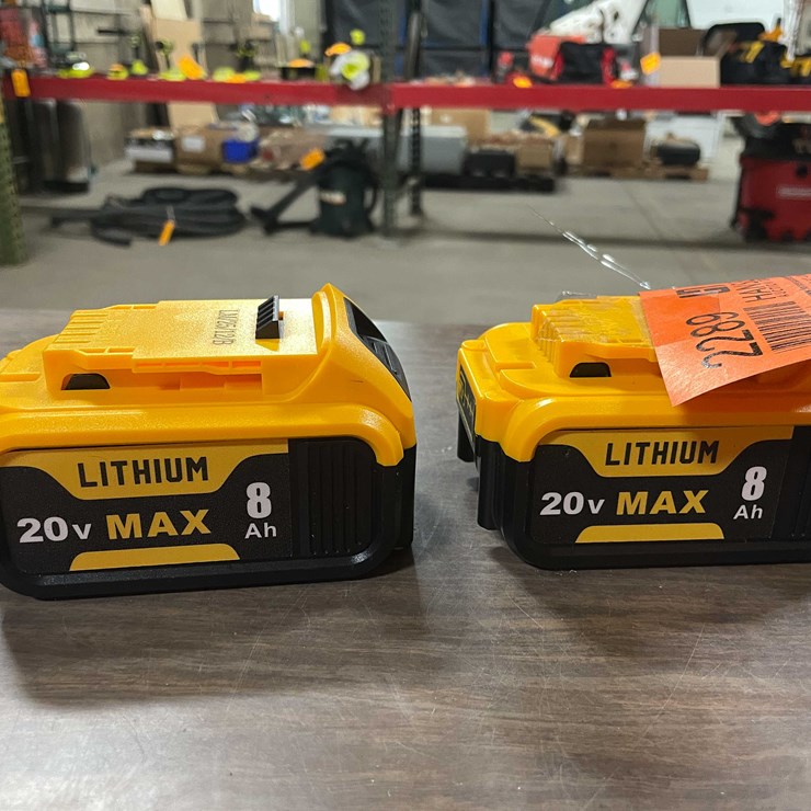 #2289 • (2) 20 Volt DeWalt Compatible Batteries (PR10)