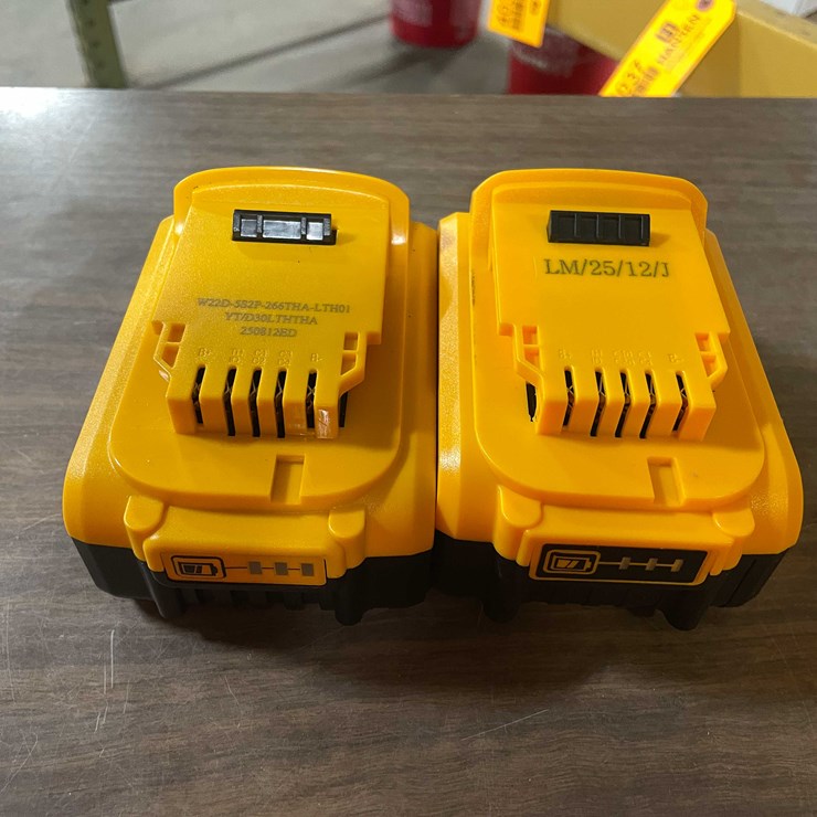 #2295 • (2) DeWalt Compatible 20 Volt 8.0ah Batteries (PR11)