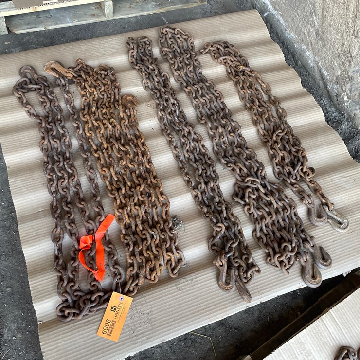 #6008 • Pallet of Various Size Chain