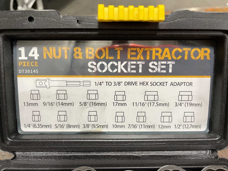 #2318-•-new-14-piece-nut-and-bolt-extractor-socket-set-(cw)-image-2