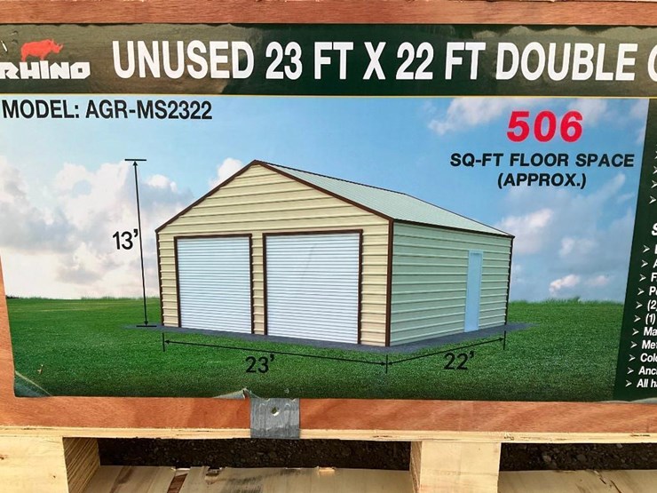 #4064-•-new-23'-x-22'-double-garage-metal-barn-shed-image-1