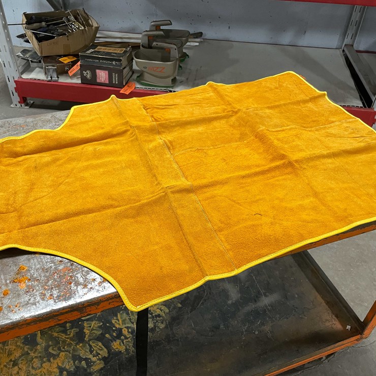 #2330 • New Long Cowhide Welding Apron (CW)