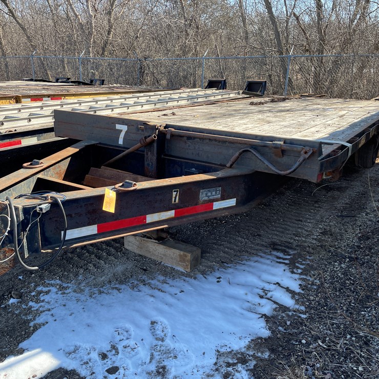 #6060 • 1995 True-Line Tandem Axle Equipment Trailer (Has WI Title)