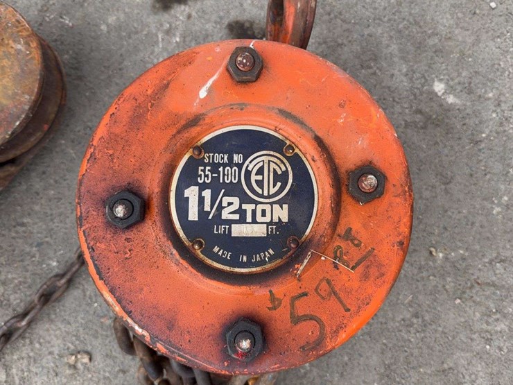 1-1/2-ton-chain-hoist-and-15-ton-single-sheave-block-with-hook-image-2