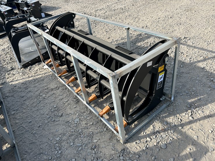 #2047-•-unused-6'-skid-steer-grapple-inv#-40827-image-2