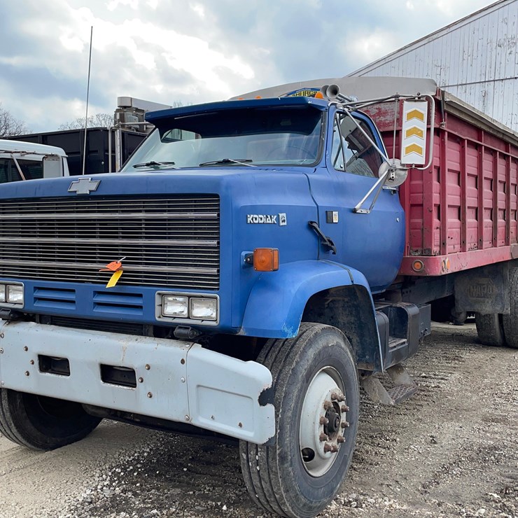 Tag #68, 1986 Chevrolet Kodiak grain truck