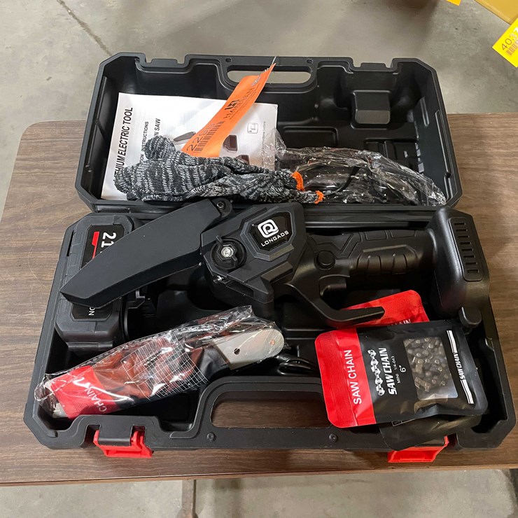 #2299 • 21 Volt Mini Cordless Chainsaw Kit in Carrying Case (PR11)